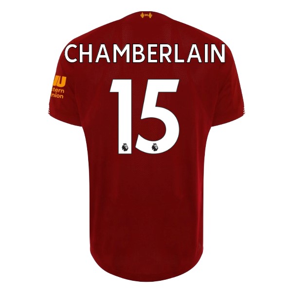 Maillot Football Liverpool NO.15 Chamberlain Domicile 2019-20 Rouge
